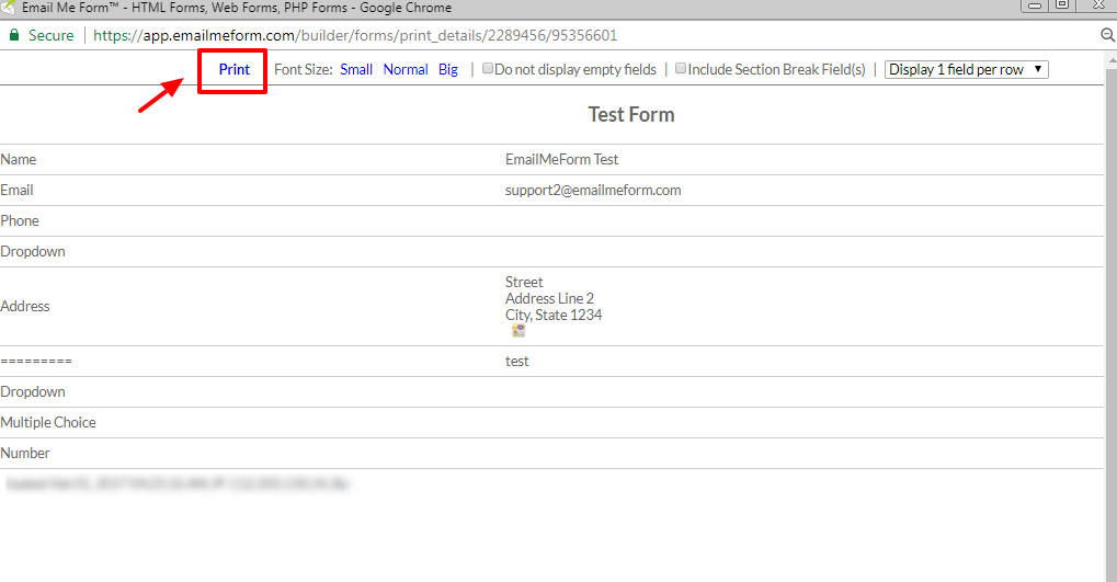 How to download a form submission as PDF – Help and Support Knowledge Base -