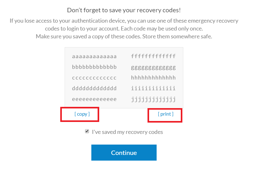 smart switch previous emergency recovery code