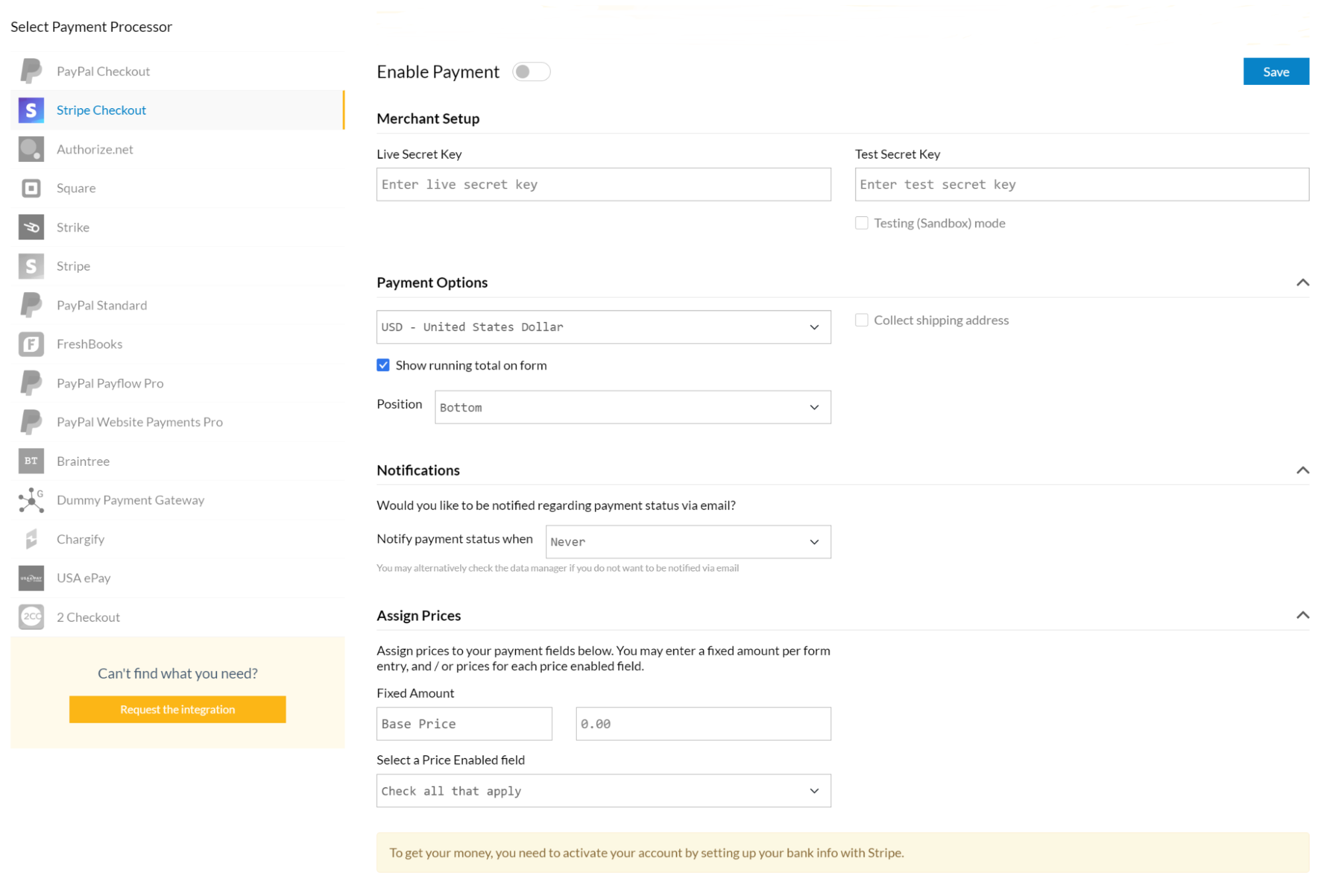 With stripe Checkout, how do I keep track of the payment status